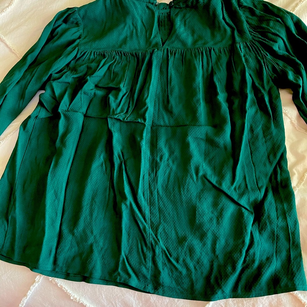 New green blouse